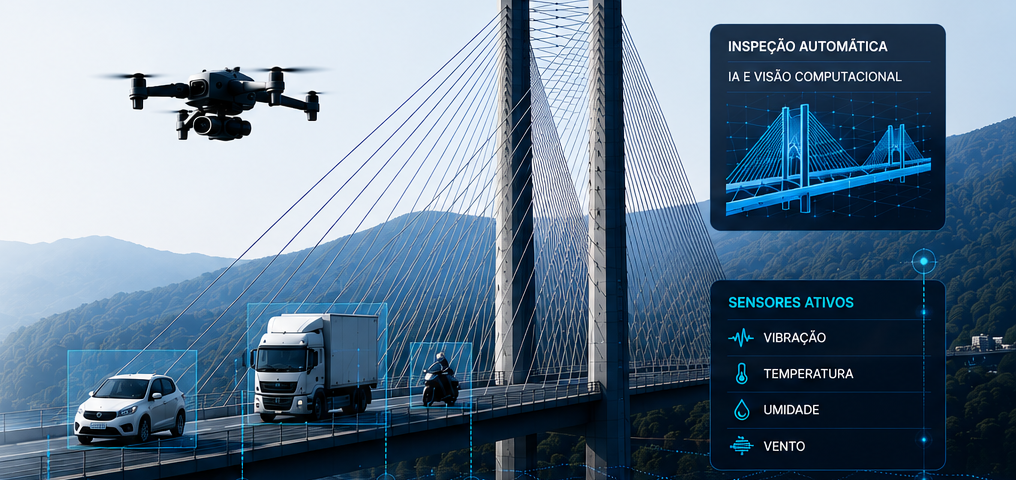 Ponte Inteligente monitorada pela Plataforma TERANOX